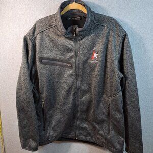 Dri-Duck Traders Atlas Jacket Mens XL Gray Style #5316 Zippered Poly Smart Shell